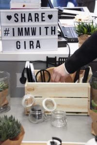BLOGSTLounge auf der imm cologne #blimm18 - GIRA